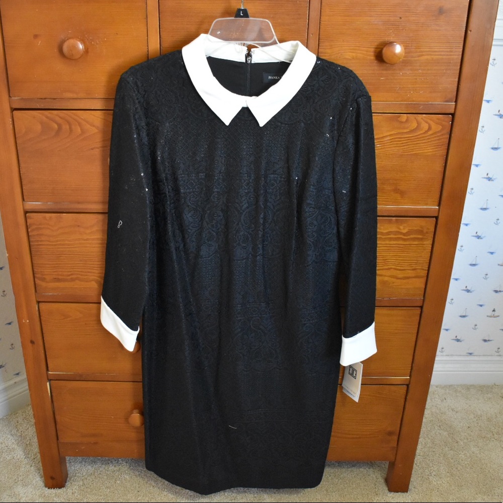 Ivanka Trump Black Collared Dress